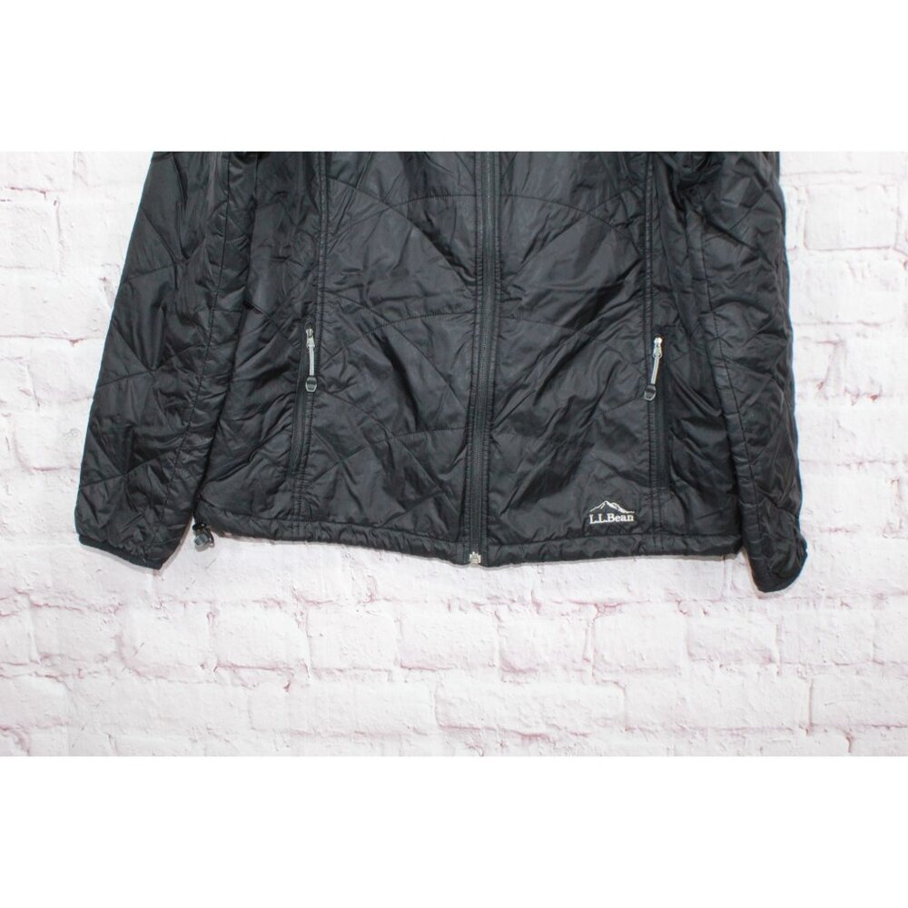 LL Bean Primaloft Packaway Jacket Black Size L - Picture 3 of 10